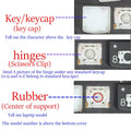 Single Key hinges bracket clip For Lenovo LOQ 15IAX9 15IRX9 