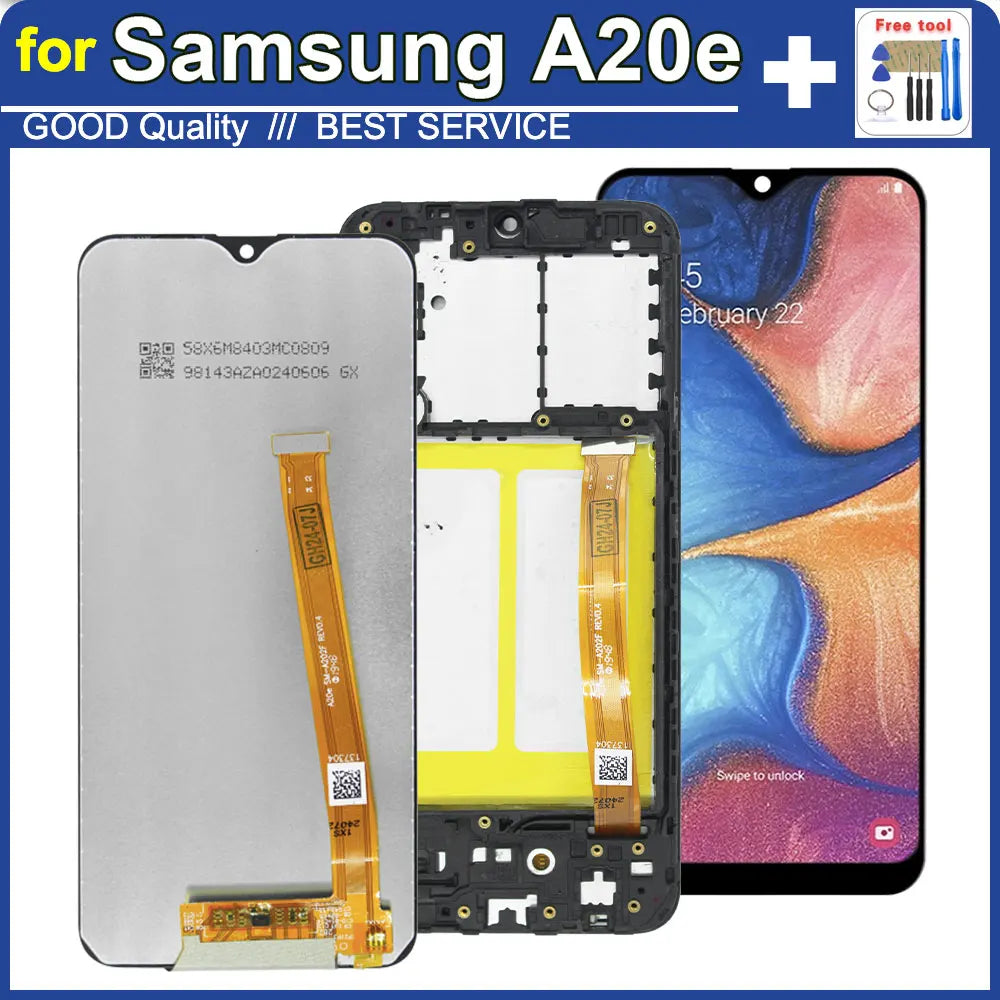 New LCD for Samsung Galaxy A20e LCD Display Touch Screen Dig