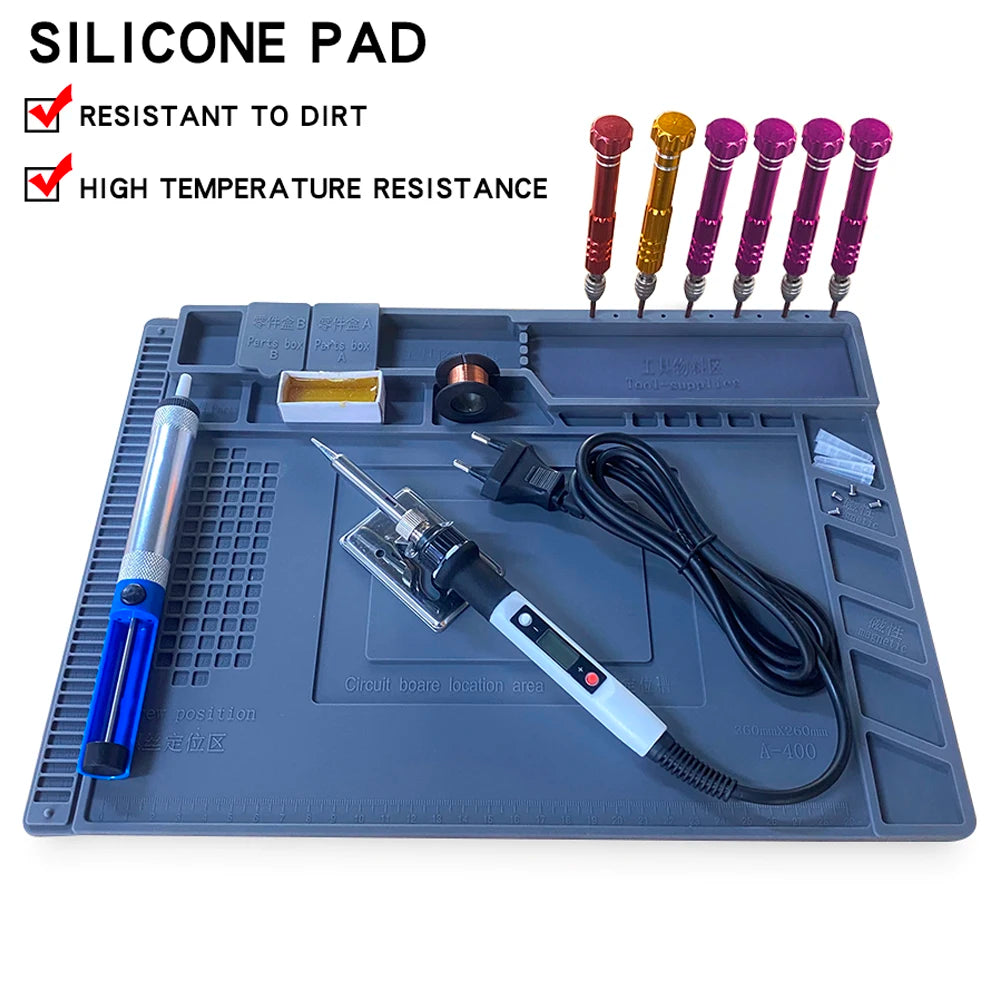 Silicone Soldering Mat Pad Desk Platform for Welding Station