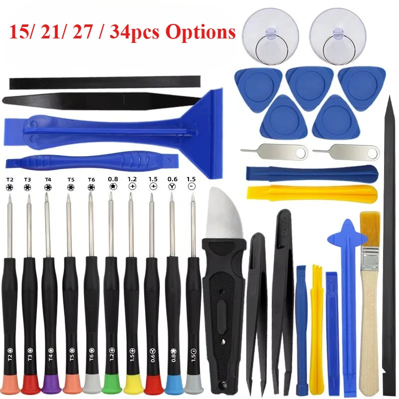 34/15 in 1 Precision Screwdriver Repair Tool Set for Mobile 
