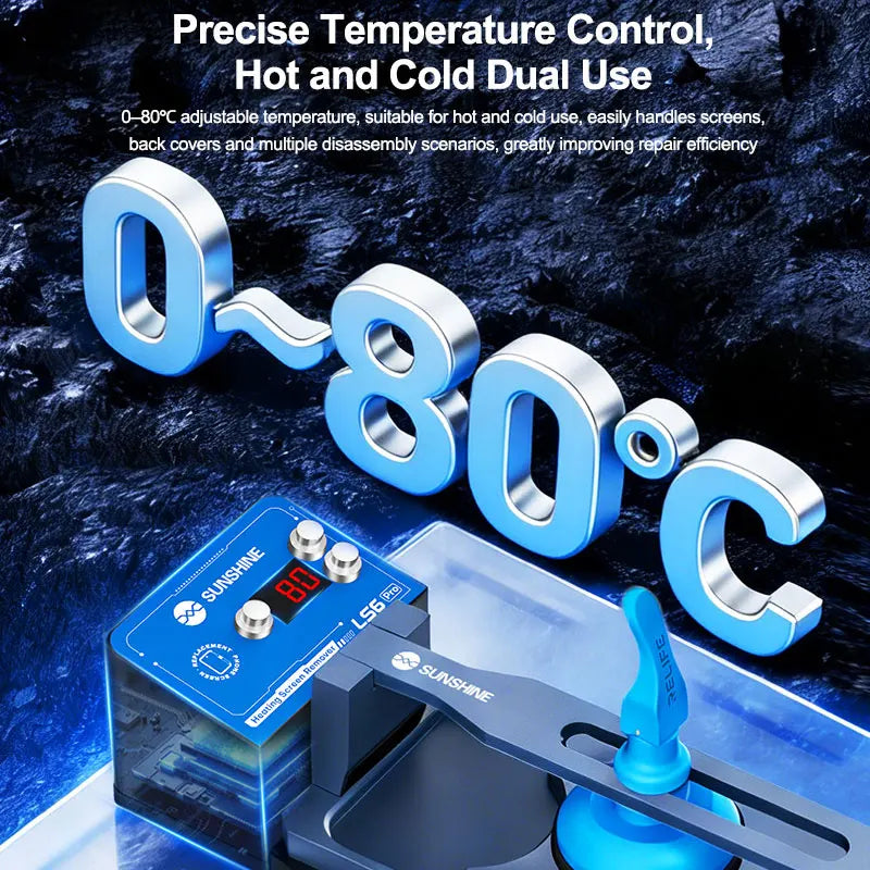 SUNSHINE LS6 Pro 0 80 Hot and Cold Dual Screen Splitter Larg