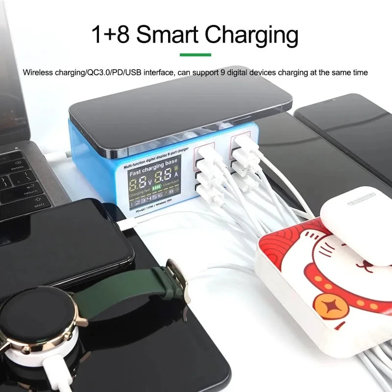 RELIFE RL-304P RL-304N RL-304S Smart 6 Port USB Digital Disp