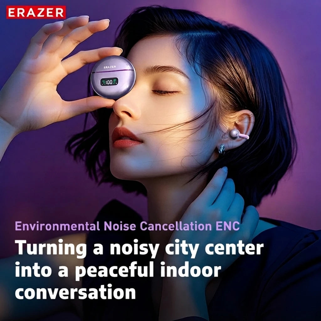 ERAZER XF55 OWS Ear Clip Bluetooth Earbuds AI Translator Ope