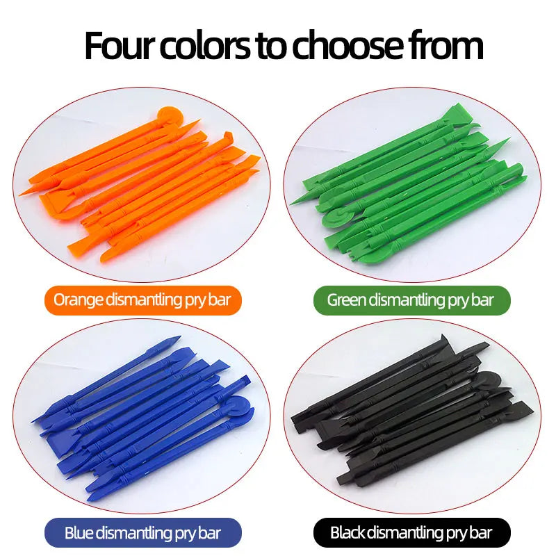 10pcs/Set Newest 10 in 1 Plastic Crowbar Disassembly Spudger