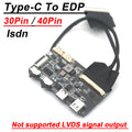 Isdn USB Type-C To EDP Driver Board EDP Signal 2K 4k 30PIN 4