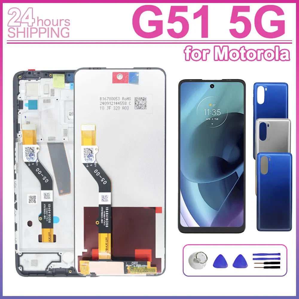 LCD for Motorola Moto G51 5G LCD Display Touch Screen Digiti
