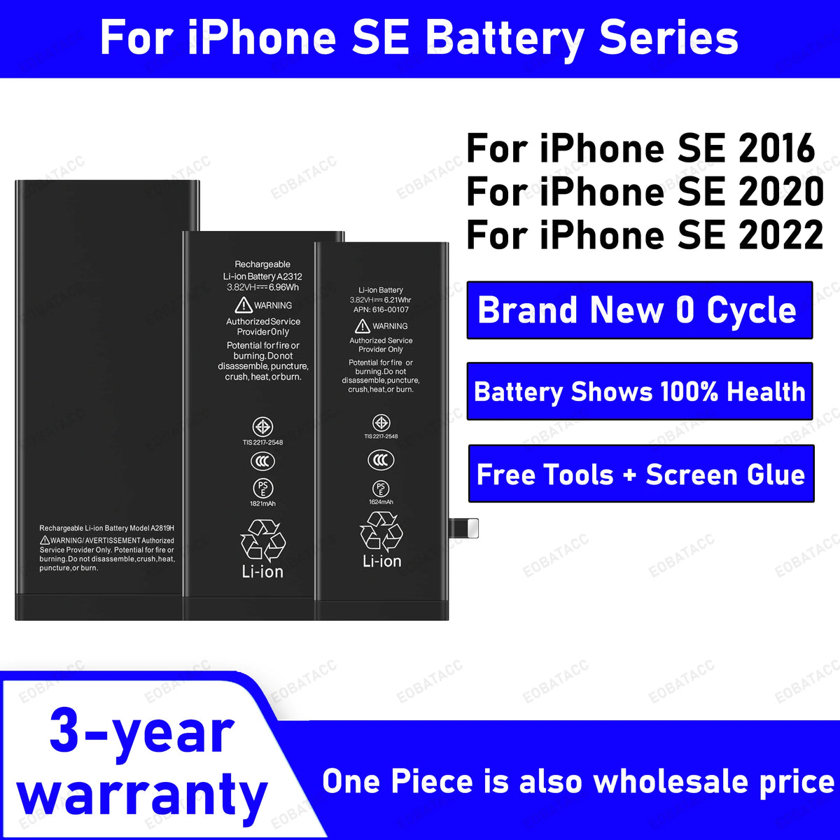 2026 Years New Original Replacement Bateria For iPhone 5 Se/