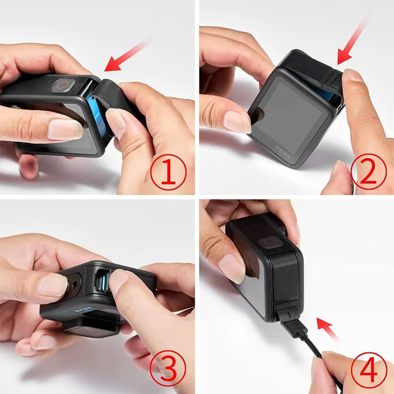 Battery Door Cover for GoPro Hero 13 12 11 10 9 Black ABS Re