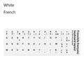 Wear-resistant Keyboard Stickers Spanish/English/Russian/Deutsch/Arabic/Italian/Japanese Letter Replacement For Laptop PC
