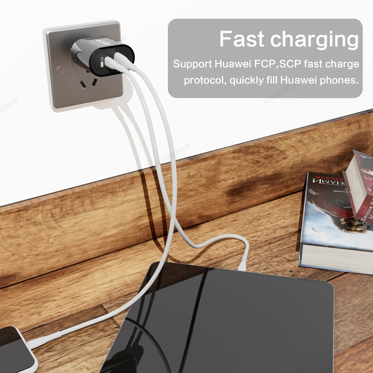 GaN 65W USB Type C EU/US Plug Charger Mobile Phone Power Ada