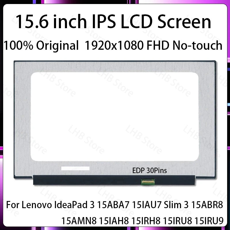 15.6 Laptop LCD Screen For Lenovo IdeaPad 3 15ABA7 15IAU7 Sl