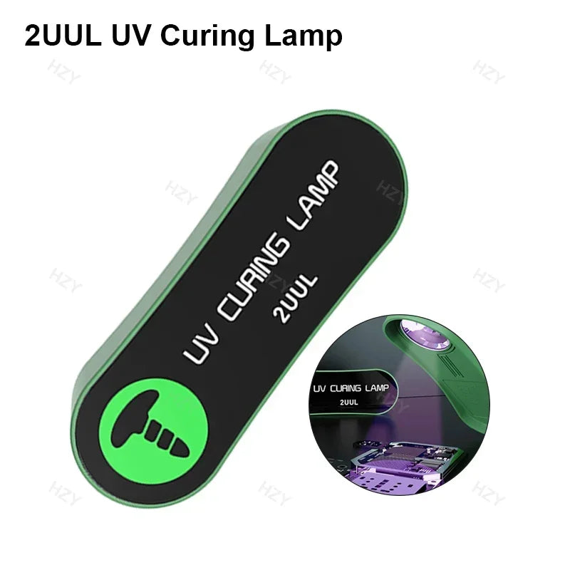 2UUL SC08 365-395nm Dual Band Mini UV Curing Lamp for Mobile
