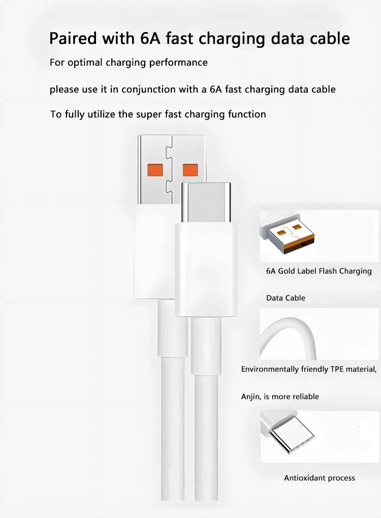 90W EU US Plug Usb Charger Turbo Fast Charging Power Adapter