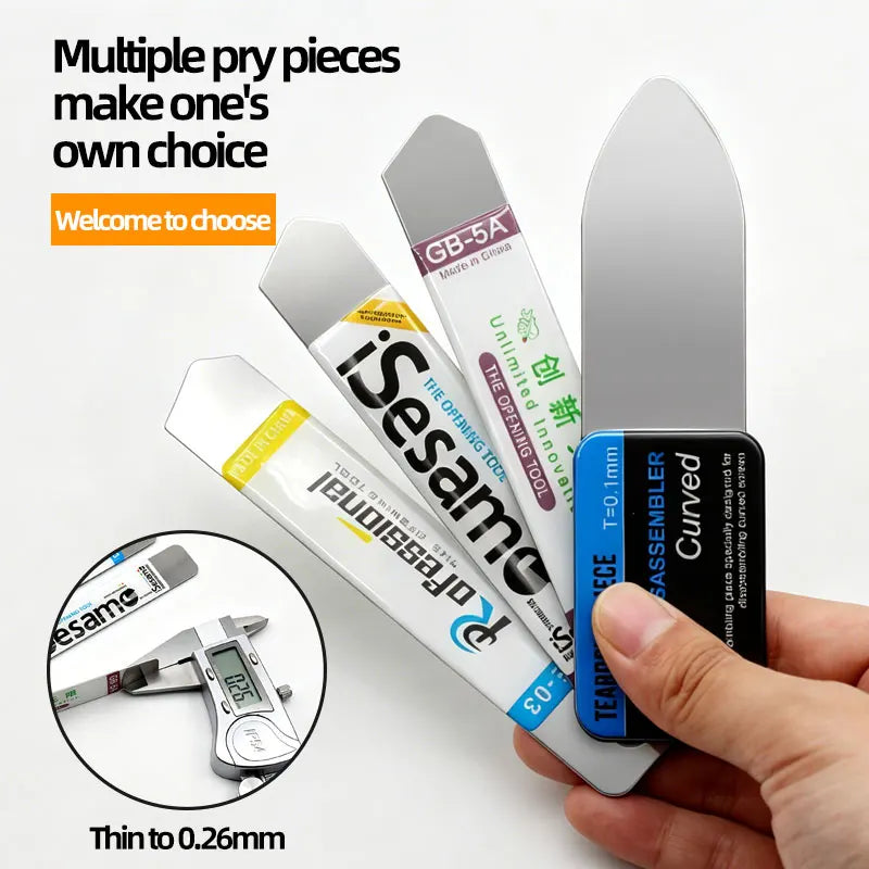 Metal Pry Tool Kit Ultra-Thin Opening Spudger for Mobile Pho