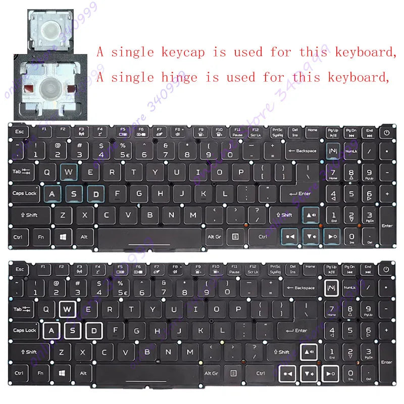 keycap butterfly hinges For Acer Nitro 5 AN515-45 AN515-46 A