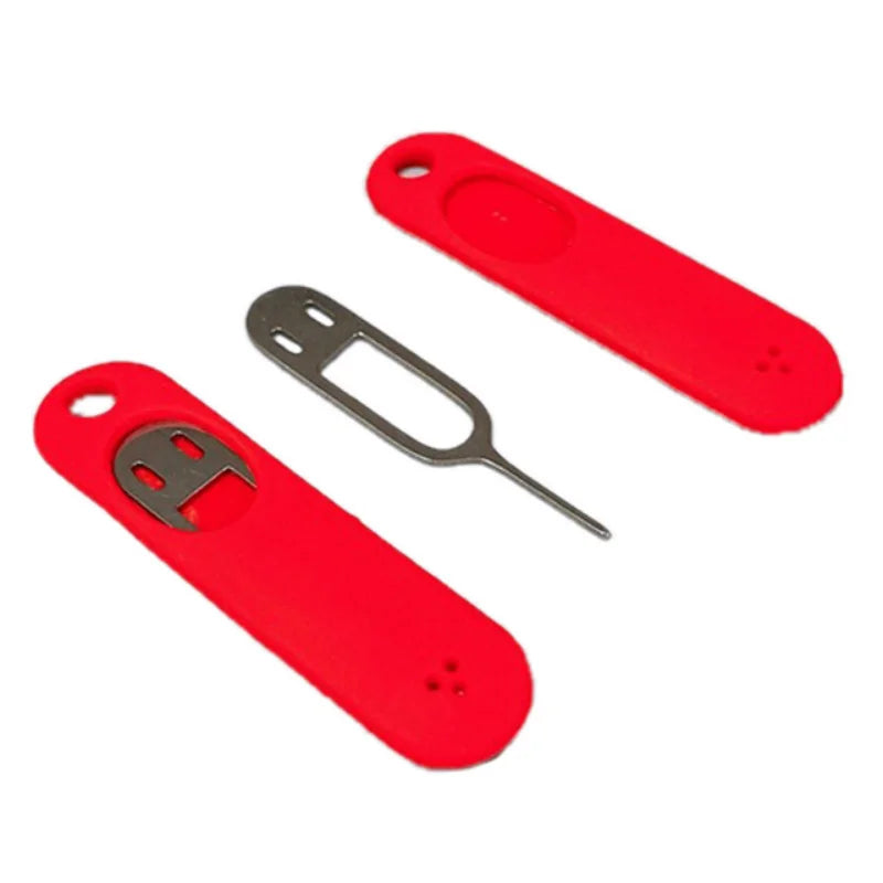 1pc Portable Anti-Lost Keychain with Sim Card Remover Openni