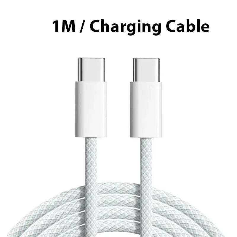 PD 40W Charger USB C Fast Charging Cable For iPhone 17 16 15 Pro Max Air Mini Type C Data Line Quick Phone Charger Power Adapter