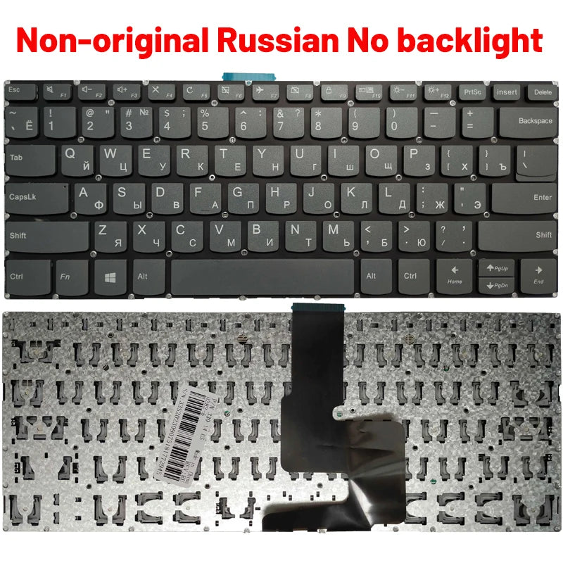 NEW Russian/US/UK/Spanish/Latin laptop keyboard for LENOVO IdeaPad 3-14ADA05 3-14ARE05 3-14IGL05 3-14IIL05