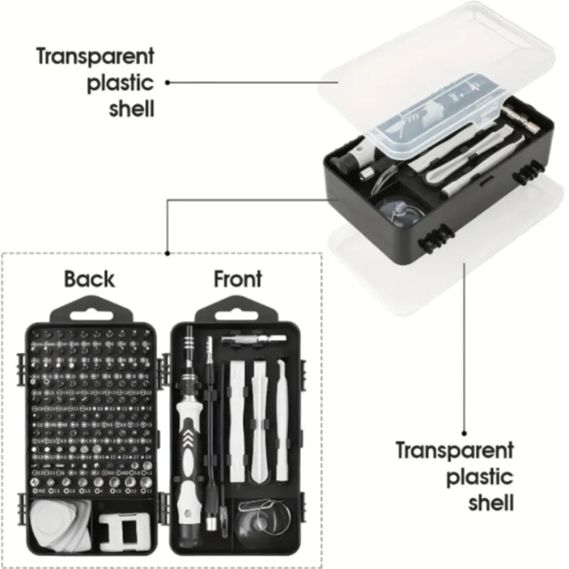 115Pcs Precision Screwdriver Set Mini Repair Tool Kit Torx T