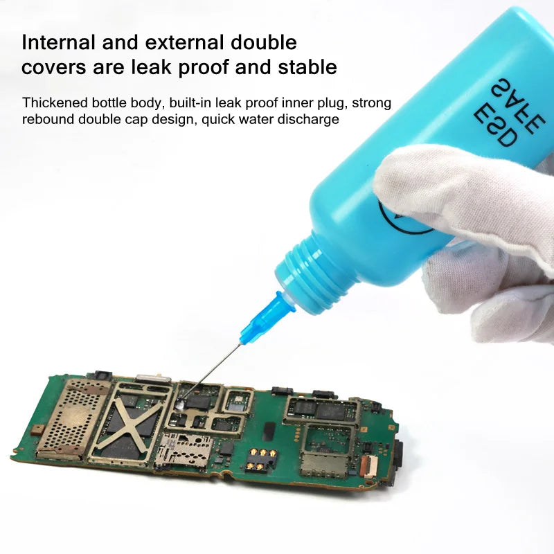 TE-P4 60/100ml Alcohol Bottle with Needle For Mobile Phone R