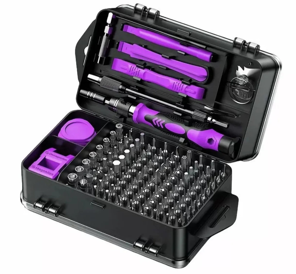 TINSOL 115in1 Precision Screwdriver Set CRV Steel Bits W/ Torx Triwing Mini Repair Tool Kit for Electronics Laptop Phone Repair
