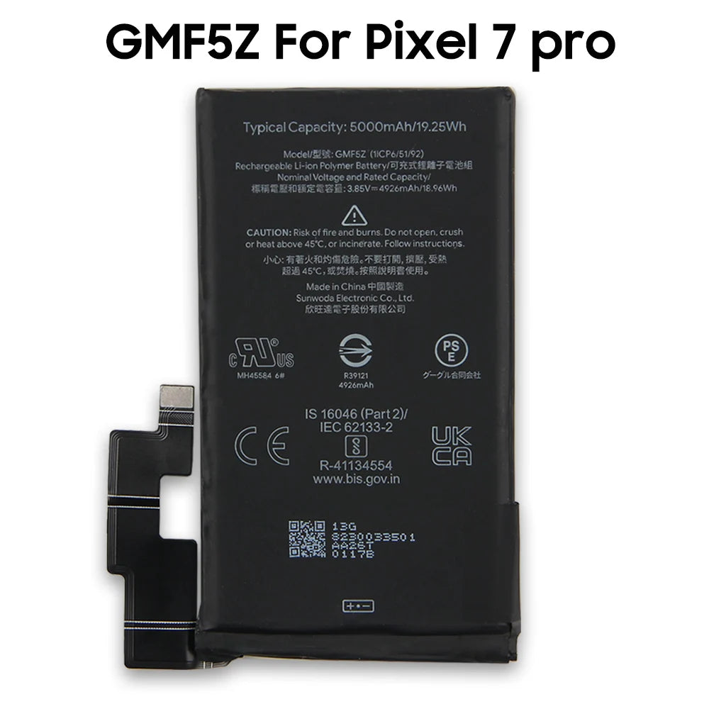 Replacement Phone Battery GMF5Z GZE8U GP5JE For Google Pixel