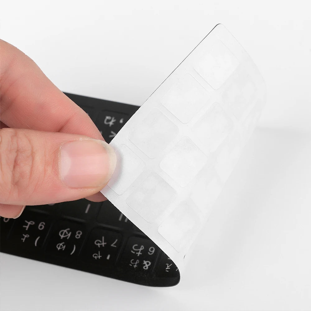 Keyboard Letters Replacement Sticker English/Korean/Spanish/