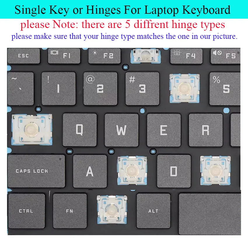 Replacement KeyCap Hinge For HP Victus 15-FA 15-fa0031dx 15-