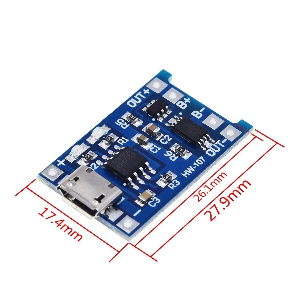 10/20/50/100PcsTP4056 1A Lithium Battery Charging Board Modu
