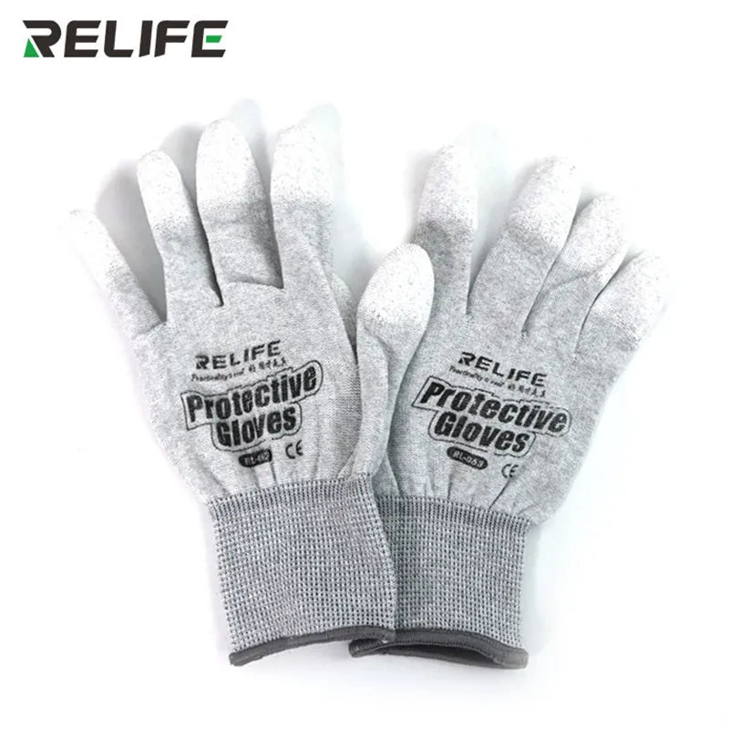 RELIFE RL-063 Anti-Static Gloves for Phone Computer Repair A