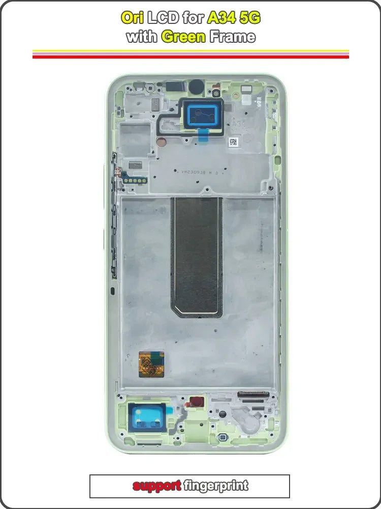 New Replacement for Samsung Galaxy A34 5G LCD Display Suitable for A34 5G A346E A346B A346M Mobile Phone LCD Screen Touch Screen