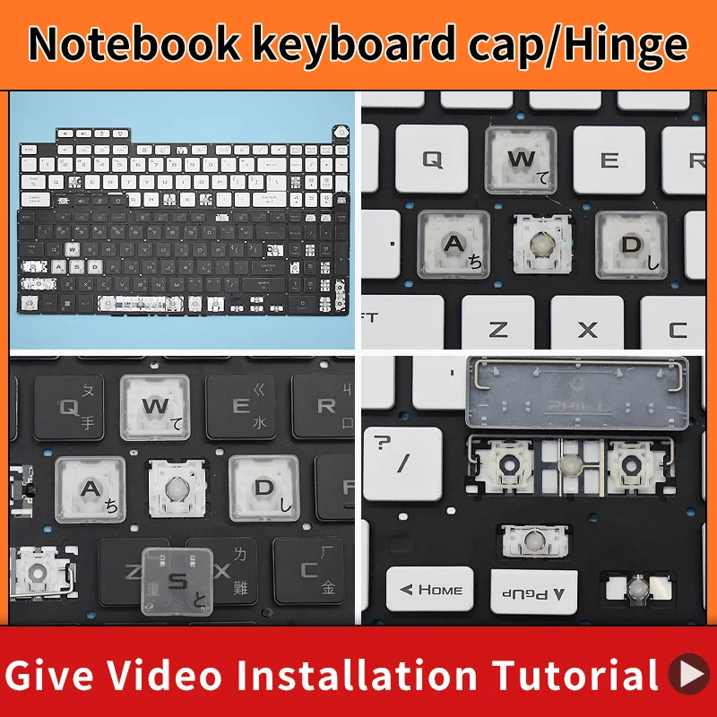 Replacement Keycap Key Cap Hinge for Asus TUF Gaming 8 F15 F