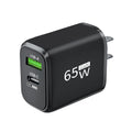 PD 65W GaN USB C Charger Dual Ports USB Type C Charger QC3.0 Fast Charging Charger Power Adapter for iPhone Samsung Xiaomi POCO