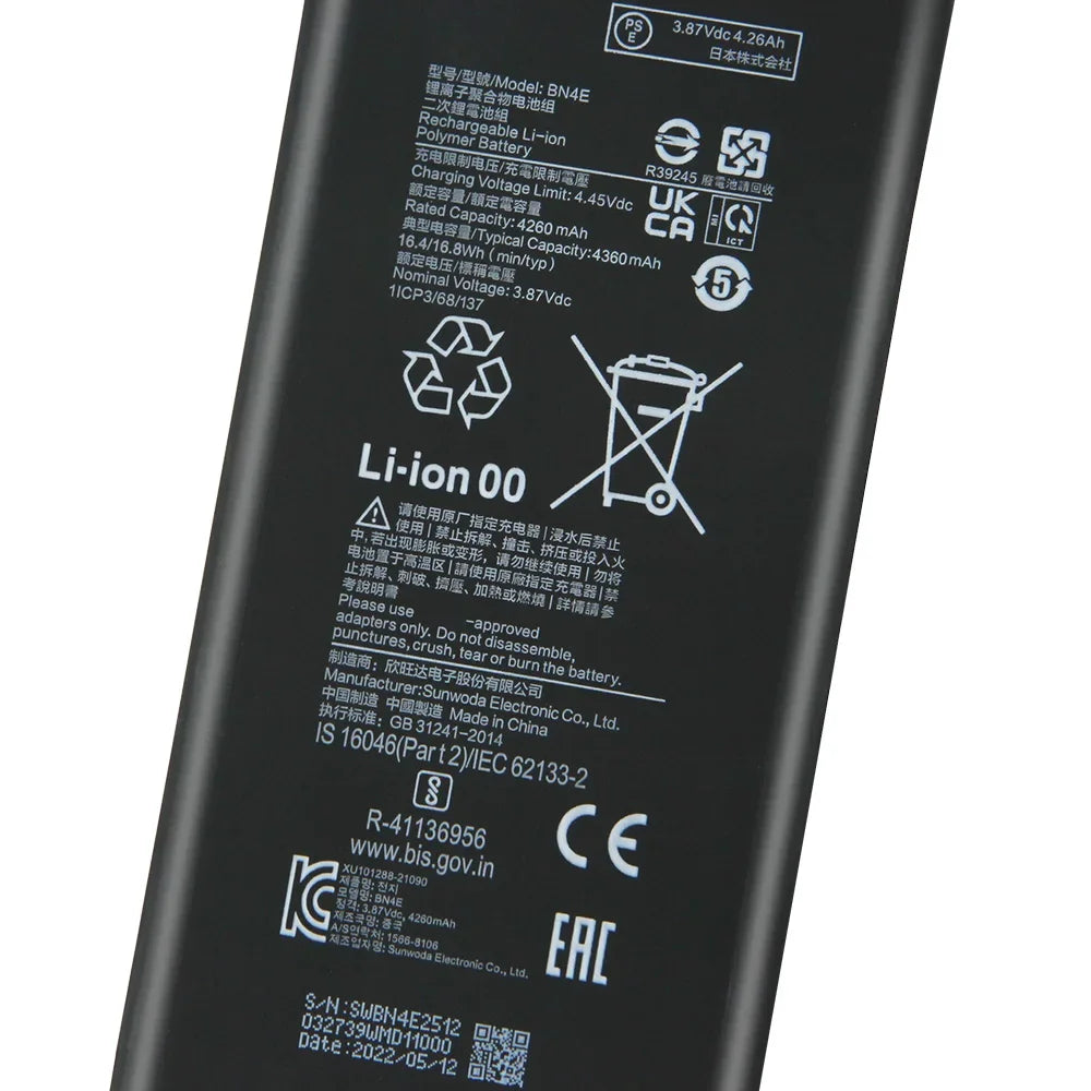 Replacement Battery For XiaoMi Mi Pad 5Pro Pad 5 Pro BN4E BN