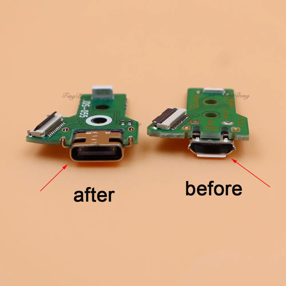 1Set USB Data Type-C Charging Port Board For Sony PS4 Contro