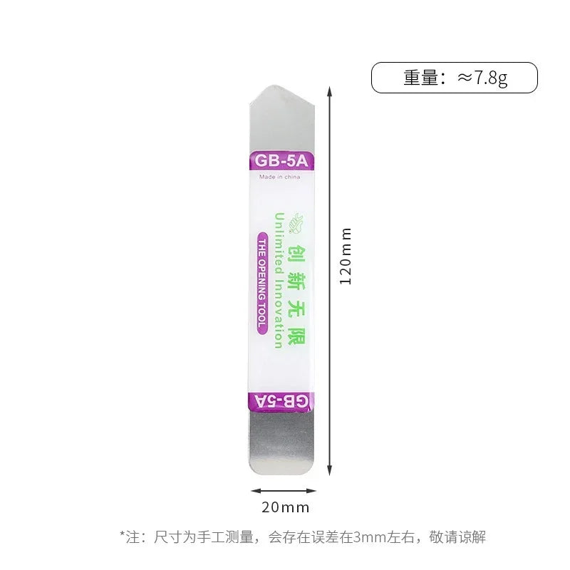Professional Metal Pry Hand Opening Tools Flexible Steel Crowbar for iPhone iPad iPod Mobile Phone Tablet Teardown Repair Tool