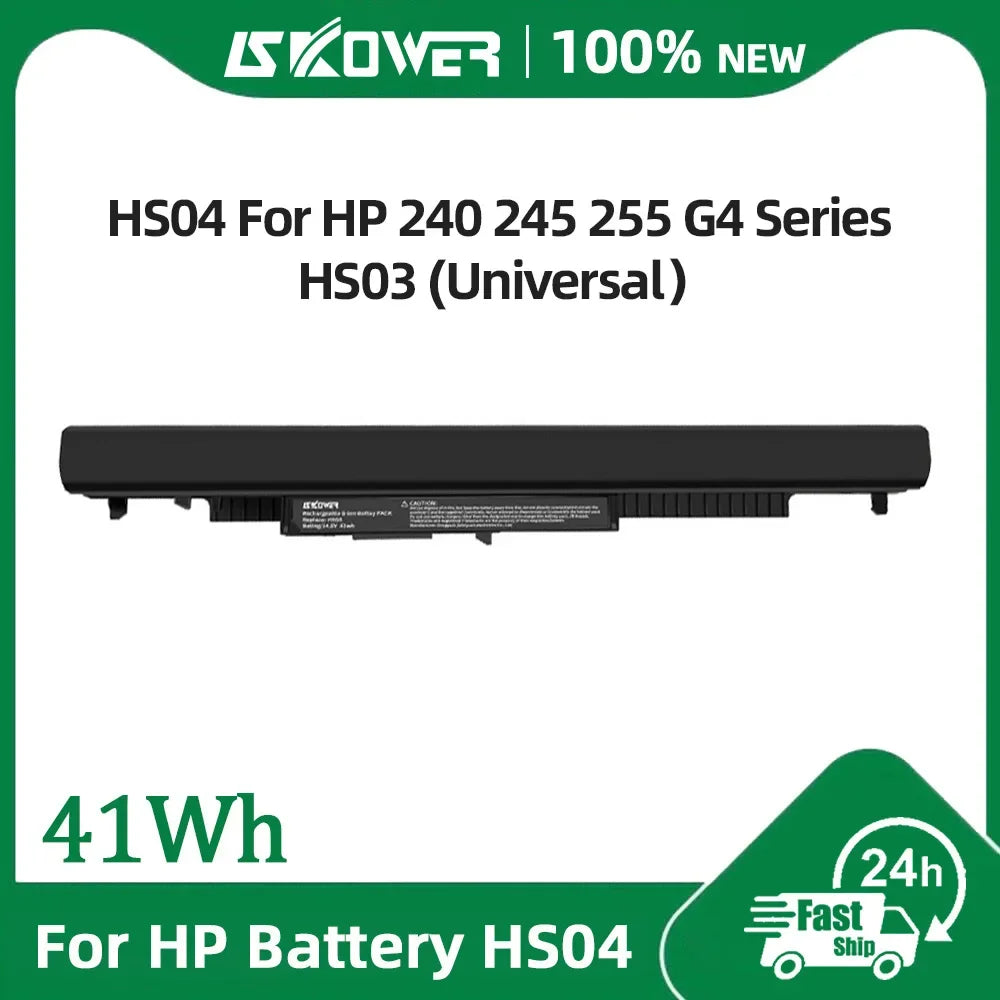 HS04 Laptop Battery For HP 240 245 250 255 G4 TPN-C125 Repla