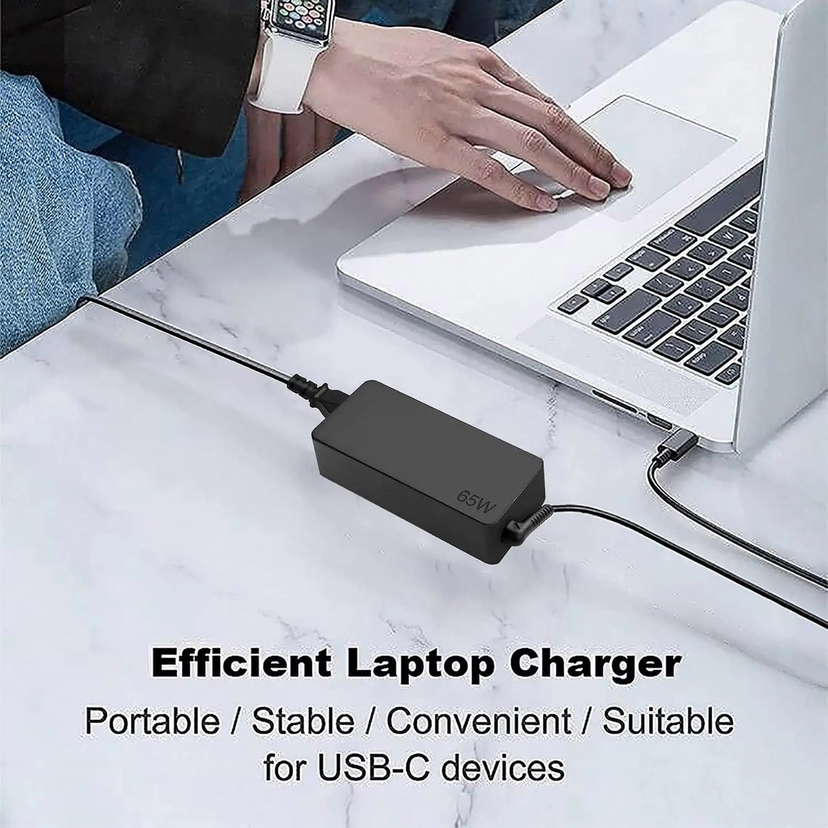 65W USB-C Laptop Charger for Lenovo ThinkPad X13 T14 E15 L13
