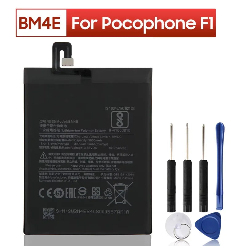 BM4E Replacement Battery For Xiaomi MI Pocophone F1 Poco F1 