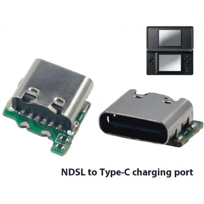 Convert To USB-C Mod USB Type C Charging Socket Replacement 