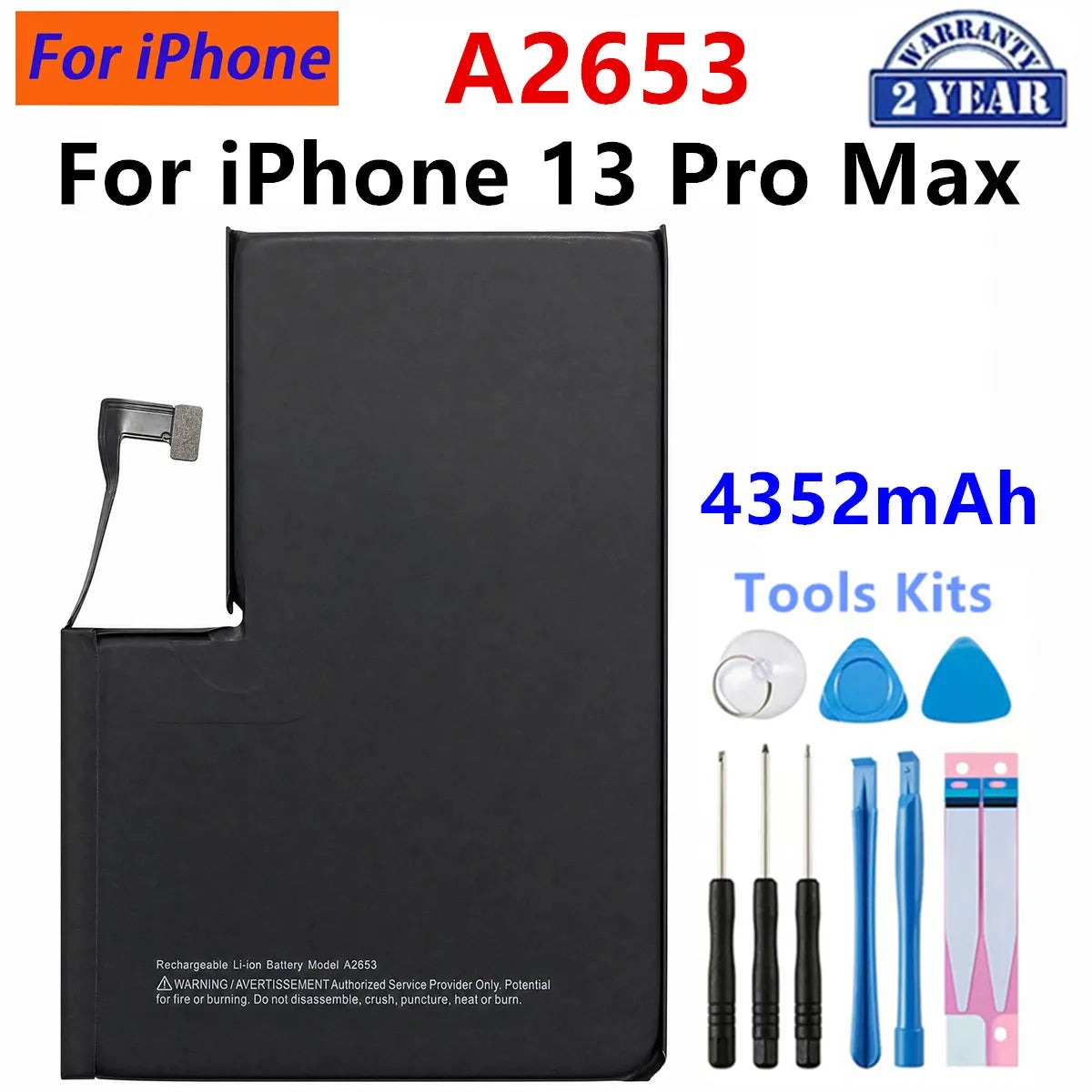 Brand New A2656 A2655 A2653 A2660 Replacement Battery For iP