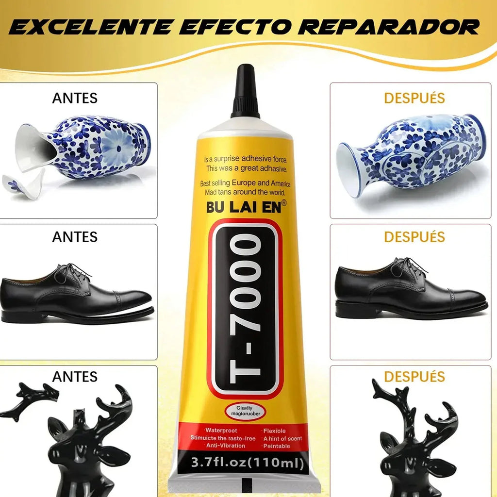 Black Glue T-7000 Semi-Fluid Black Adhesive Glue for Precisi