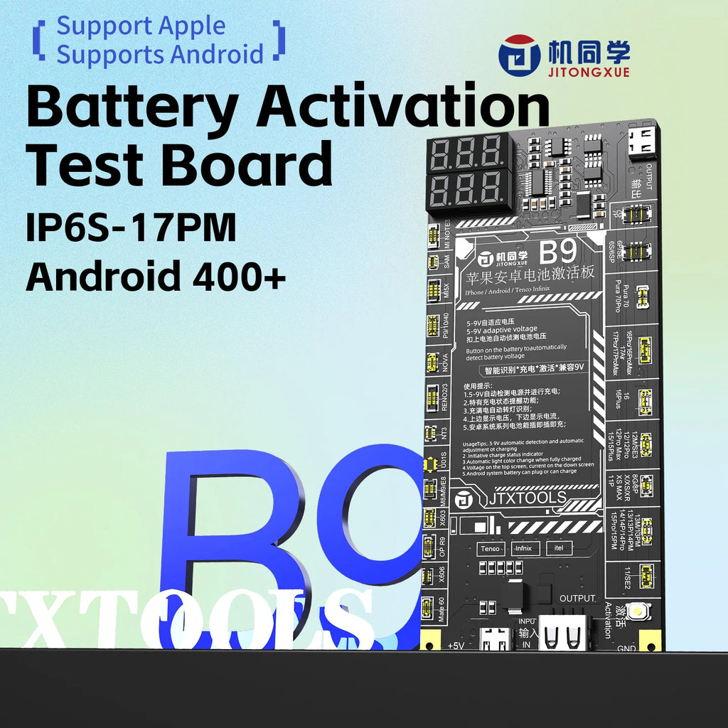 JTX B9 Battery Activation Board Tools for IPhone 6S - 17 Pro