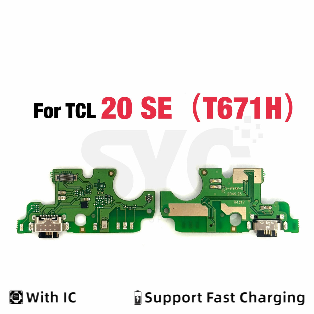 Charging Flex For TCL 20 30 40 SE T610K T671H 6165H Charge P