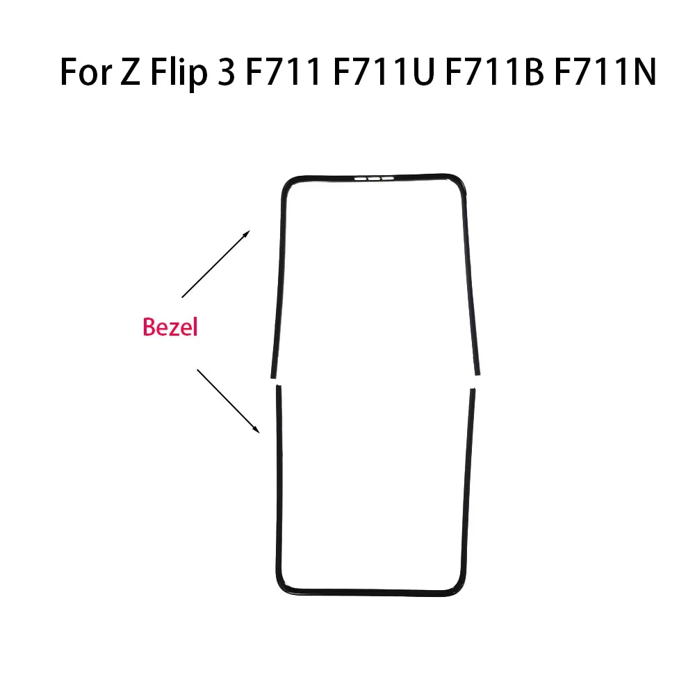 Novecel Middle Frame Bezel Replace For Samsung Galaxy Z Fold 7 6 5 4 3 F9660 SM-9660 Flip 6 5 7 SM-F741 LCD Screen Phone Repair