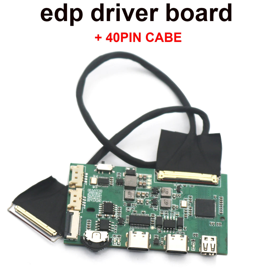 40PIN HDMI To EDP Driver Board EDP Signal LCD Screen Driver Adapter Portable LCD Display Projection 2K 4K 60hz 120Hz 144hz Cable