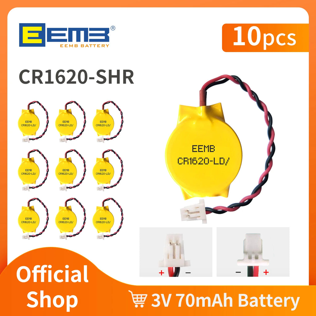 10pcs CR2032/CR2016/CR1620/CR2025 CMOS Battery 3V Batteries 