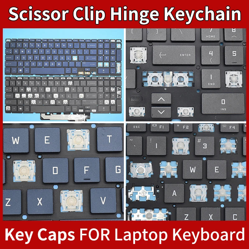 Replacement Keycap Key Cap&Scissor Clip&Hinge For HP OMEN Ga