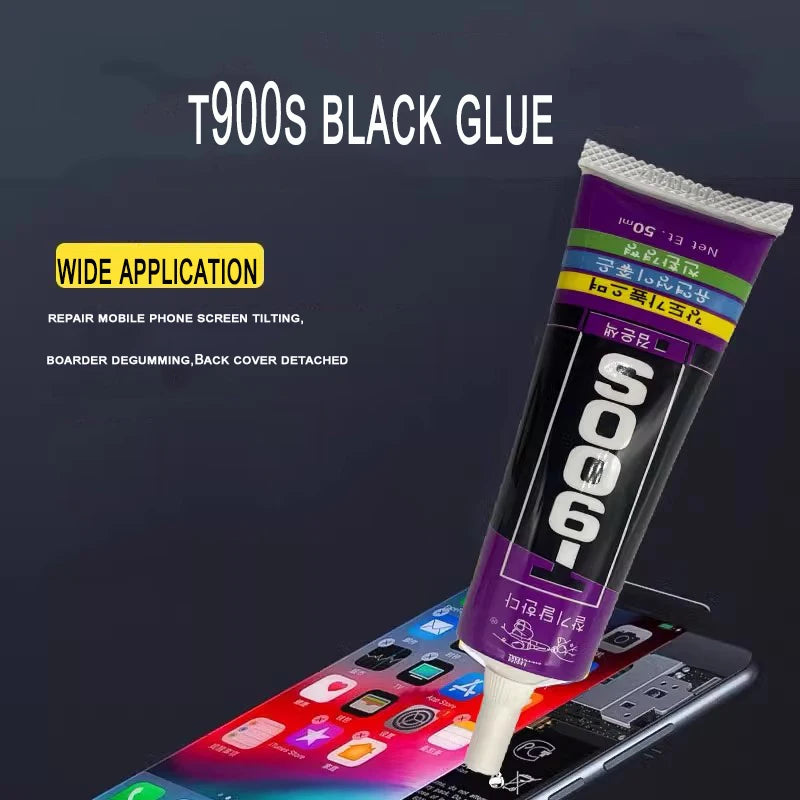 T900S 15/50/110ml Korea Soft Black Glue Component Laptop Mob