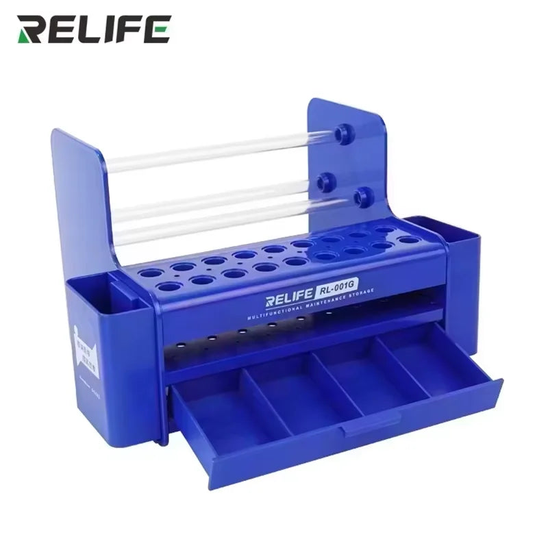 RELIFE RL-001G Multifunction Tool Storage Box Large Capacity Portable Mobile Phone Repair Tools Storage Box Organizer